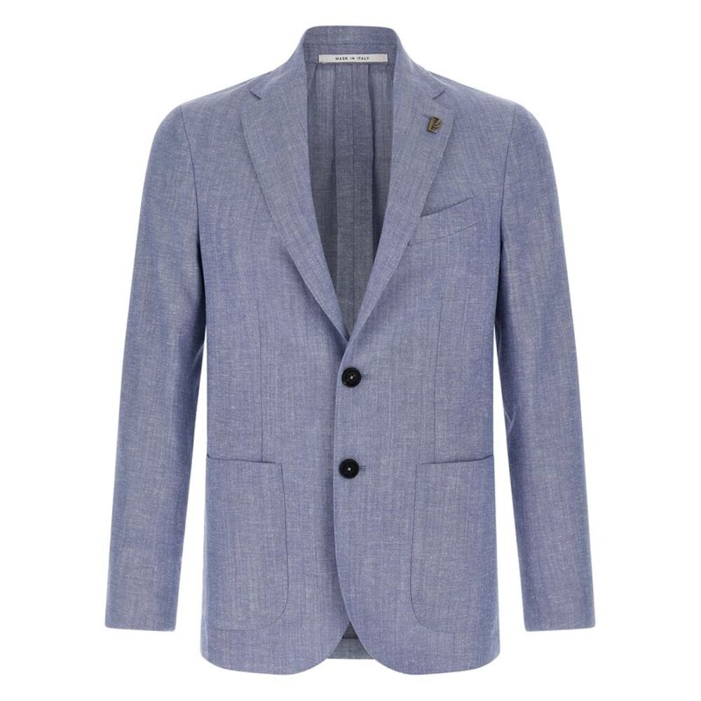 Pal Zileri Blue Wool Men's Blazer